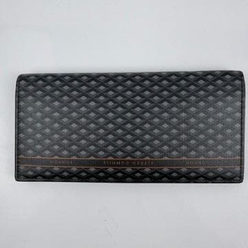 極美品 dunhill エンジンターン　二つ折り財布