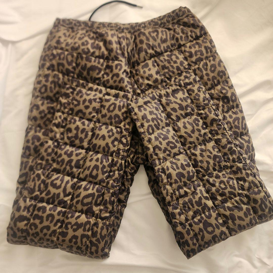 未使用　タイオン　ダウンパンツ　レオパード　ヒョウ柄2XL