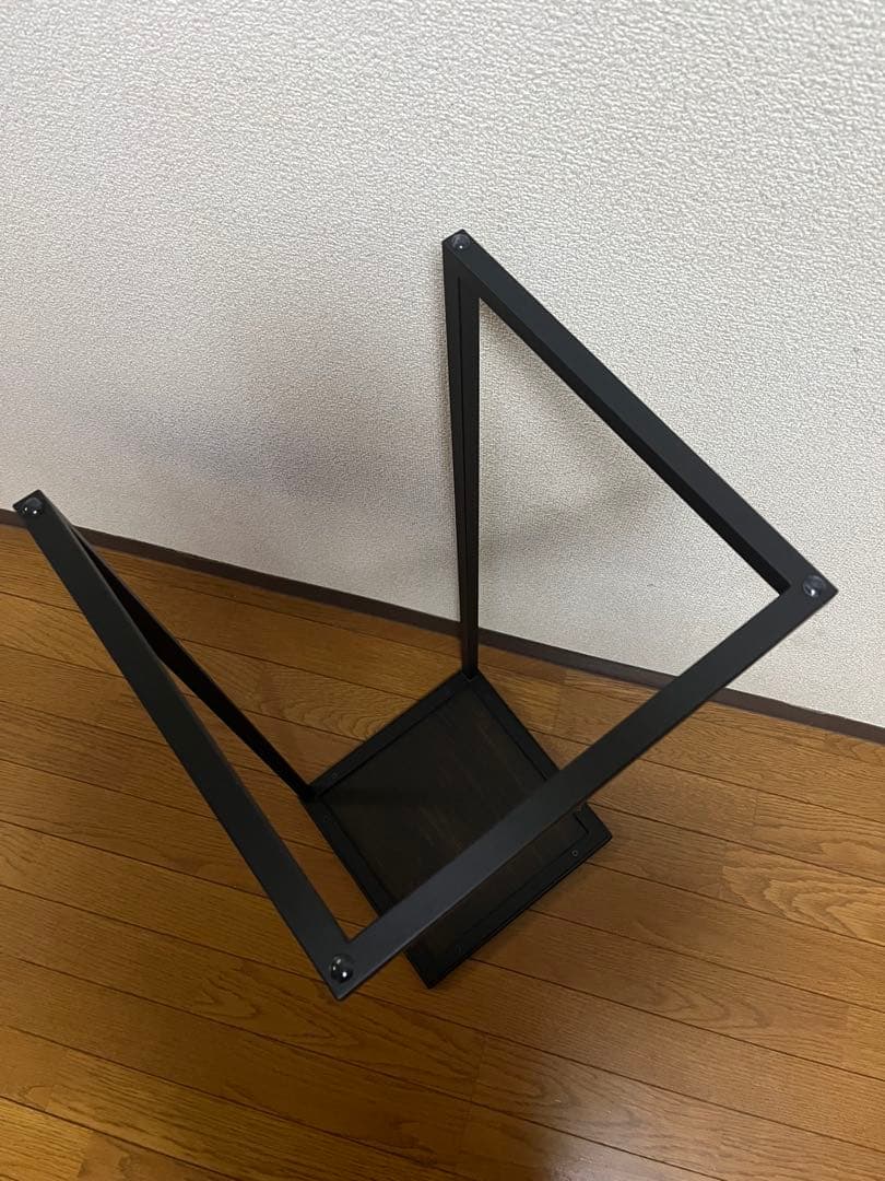 Hir　コの字型サイドテーブル　高さ83cm