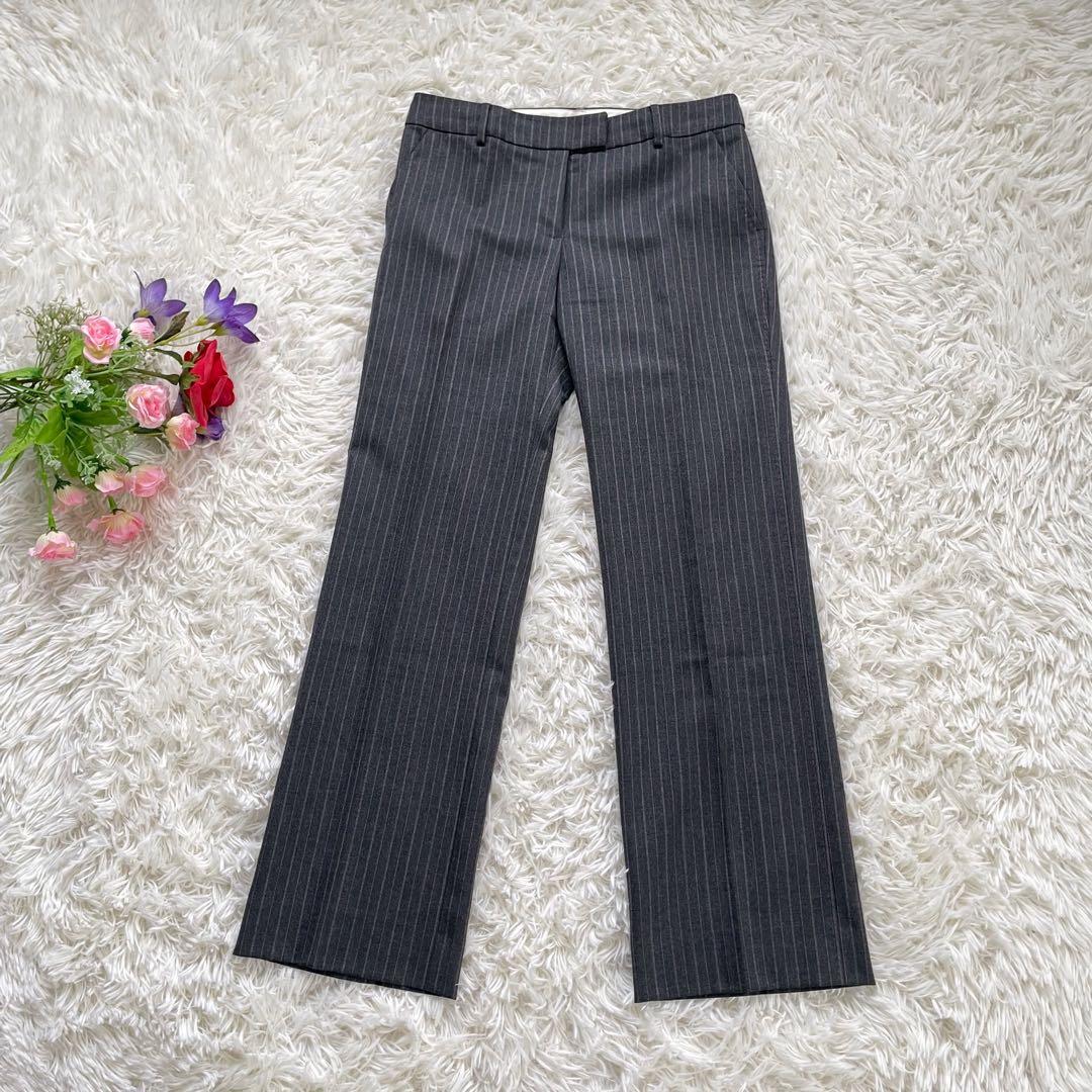 Paul Smith BLACK グレーストライプ裏地フラワーマルチパンツスーツ