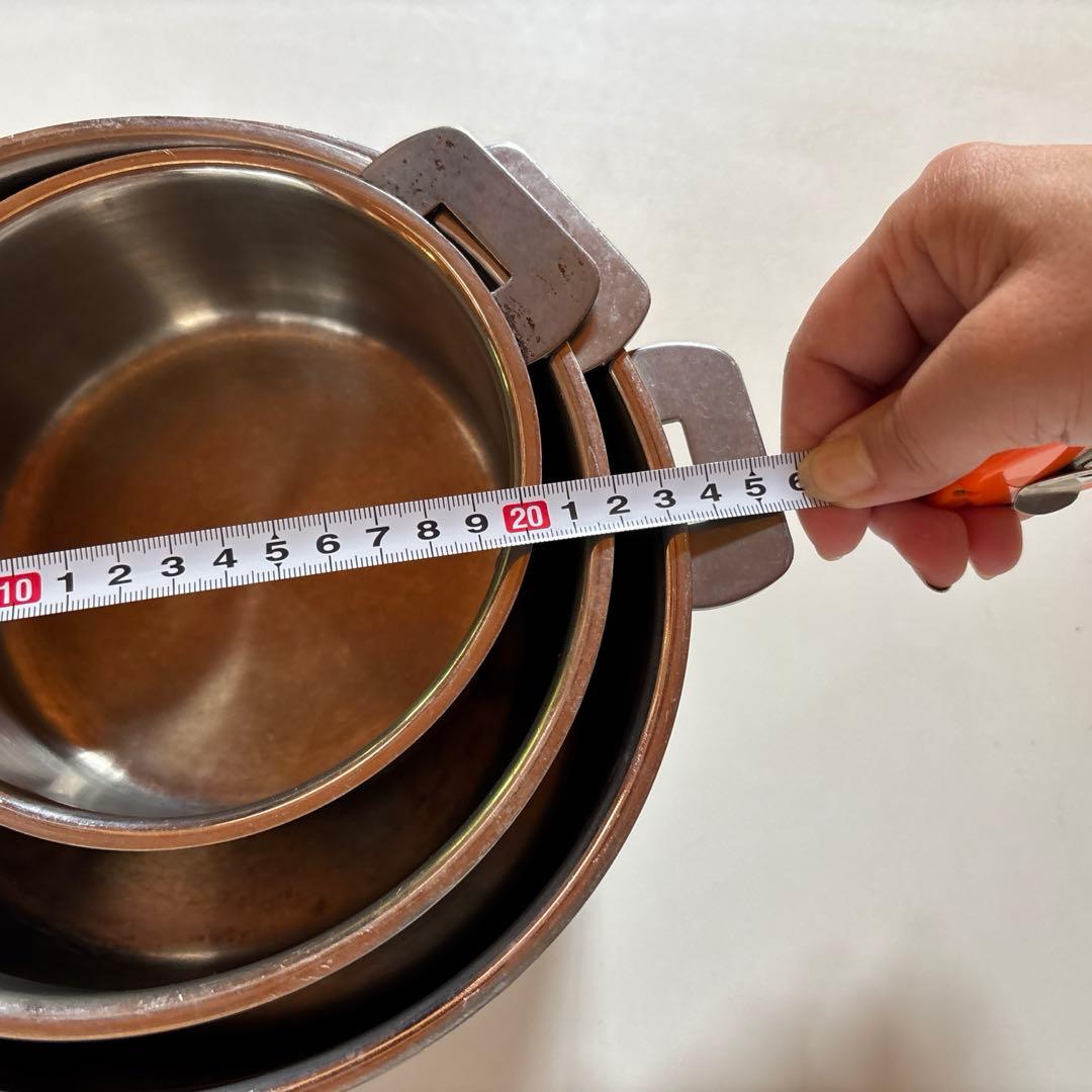 さ*こ様 CRISTEL 両手鍋 3個セット ［値下げしました］