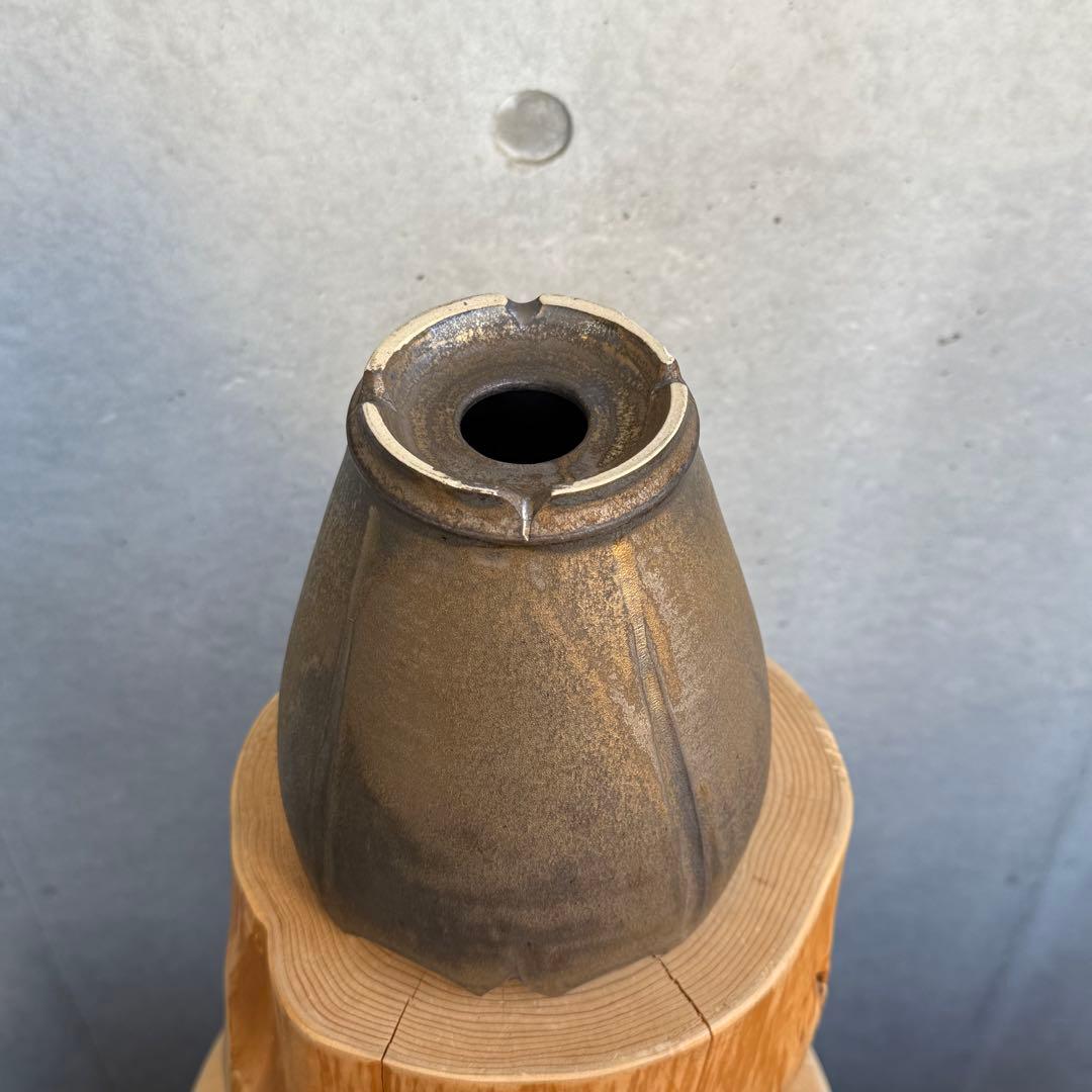 新里竜子 鶴仙園 陶器鉢 植木鉢