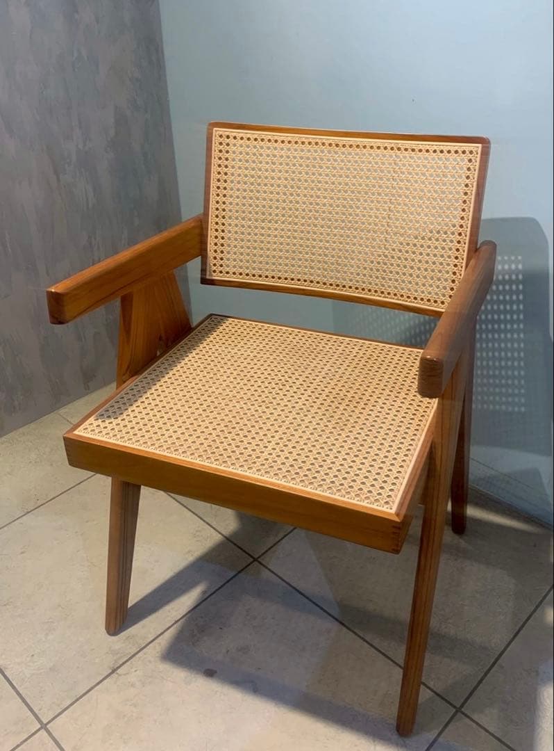 FLYMEe SHADOW CHAIR ラタン アームダイニングチェア　木製