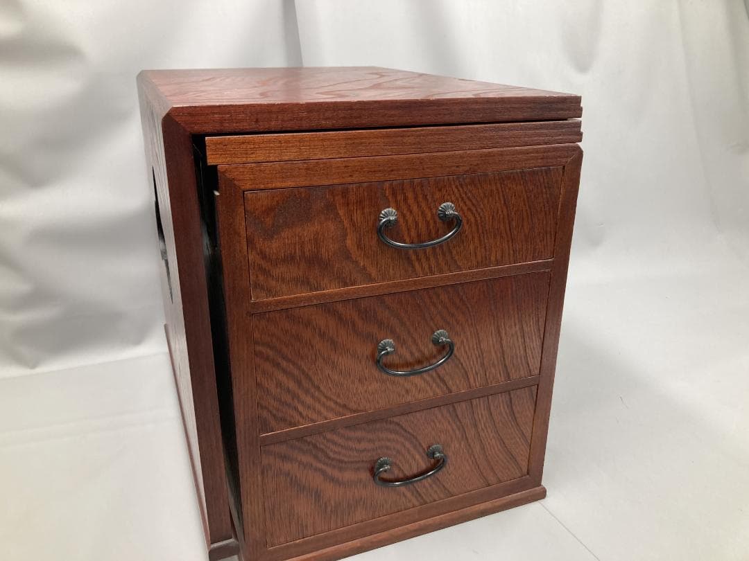 く*げ様 折り畳み式 文机 脇机 花台 小物置き 小物入れ アンティーク ビンテ