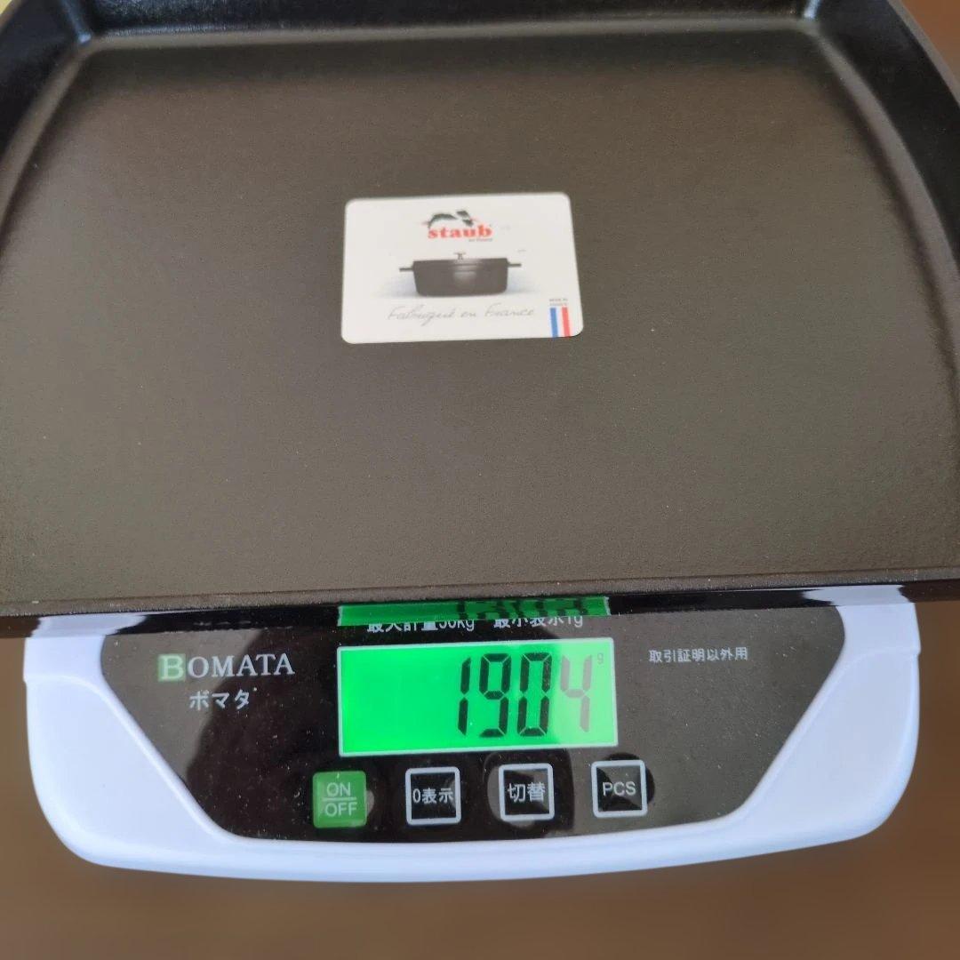 ★新品未使用★staub　ストウブ ステーキプレート　鋳鉄　フランス製