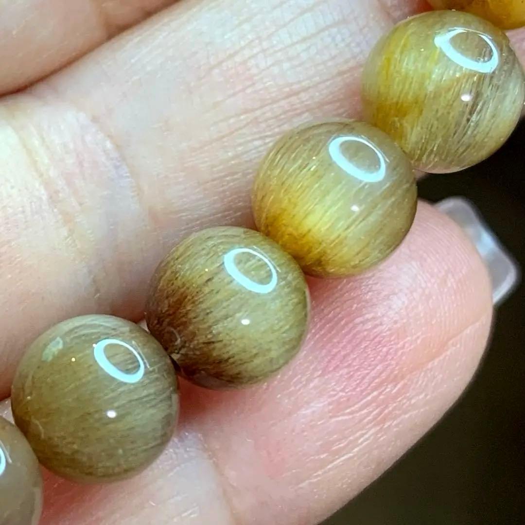 レア品　天然石　ラビットルチルクォーツ