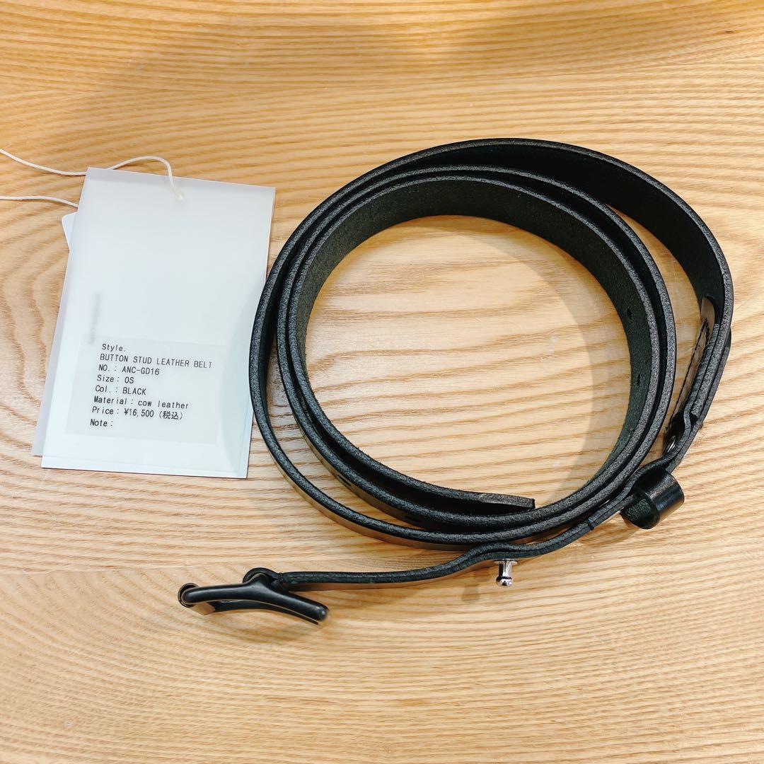 アンセルム　ベルト　ブラック