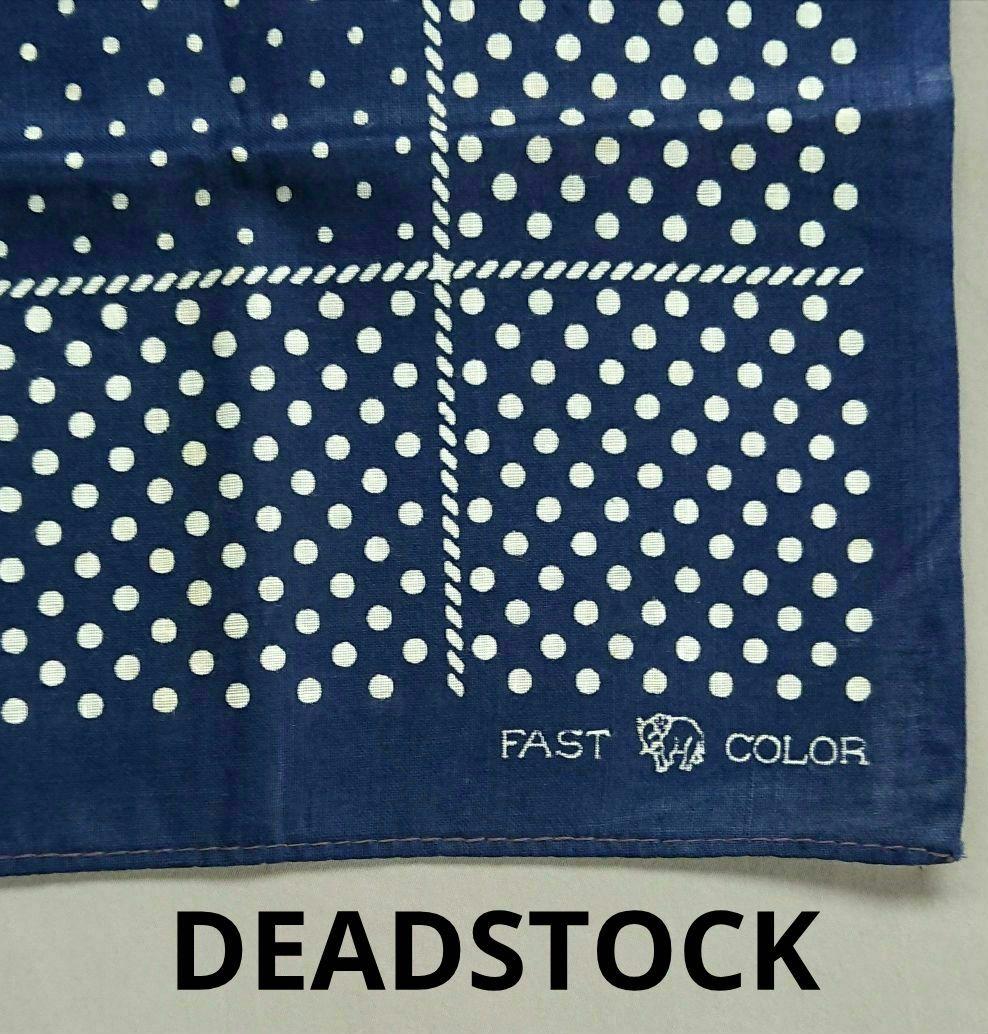 デッドストック ELEPHANT BRAND（下鼻） バンダナ