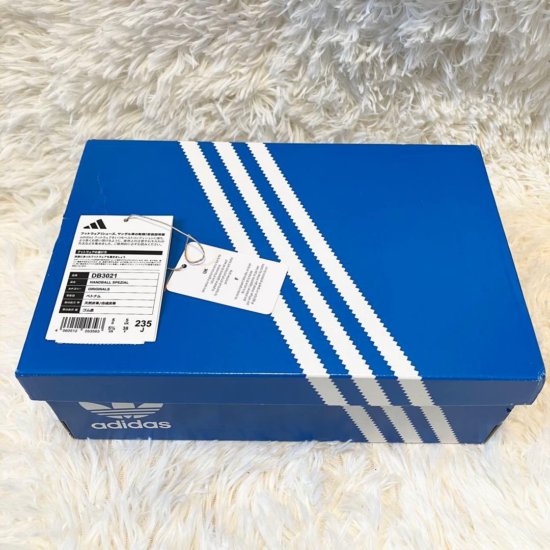 【箱・タグ付き】アディダス ハンドボール スペツィアル ブラック 23.5cm