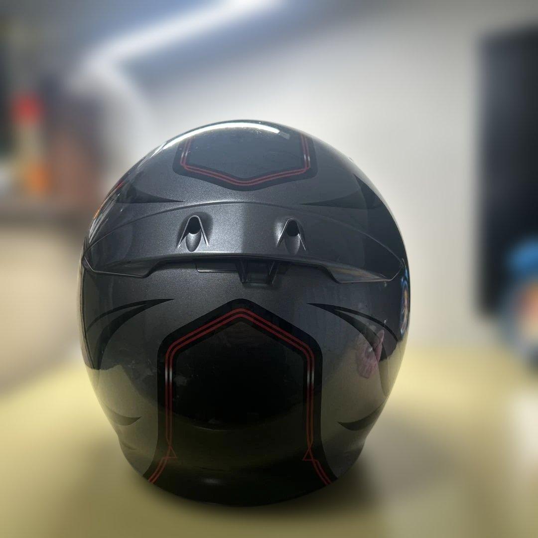 美品　SHOEI フルフェイスヘルメット グレー/ブラック　M 転倒歴なし