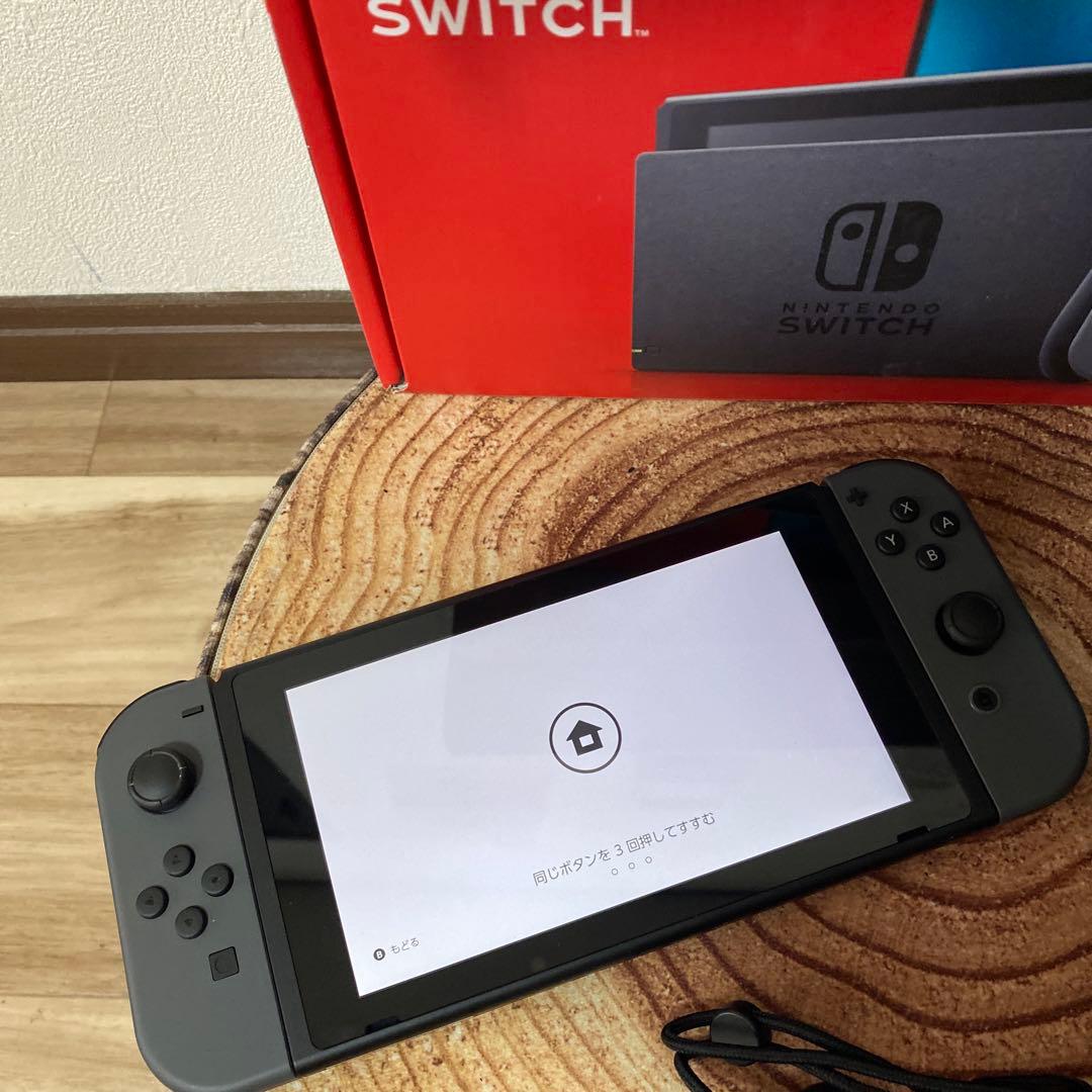 Nintendo Switch ニンテンドースイッチ本体　グレー ③