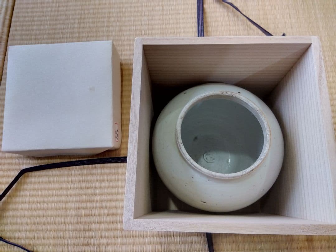 骨董品　李朝時代　白磁器　壺