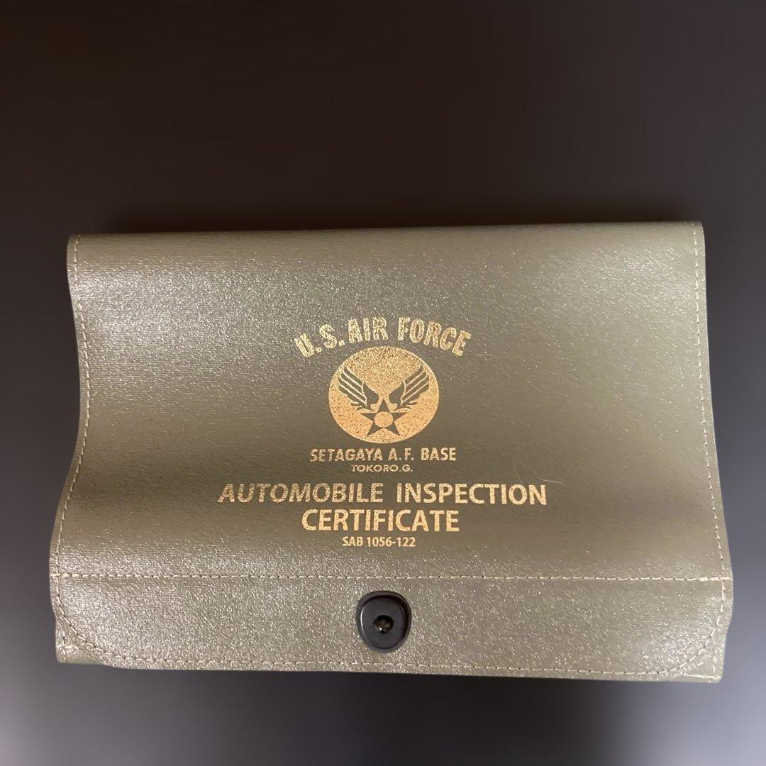 珍しい！U.S. AIR FORCE 世田谷ベース 車検証ケース！