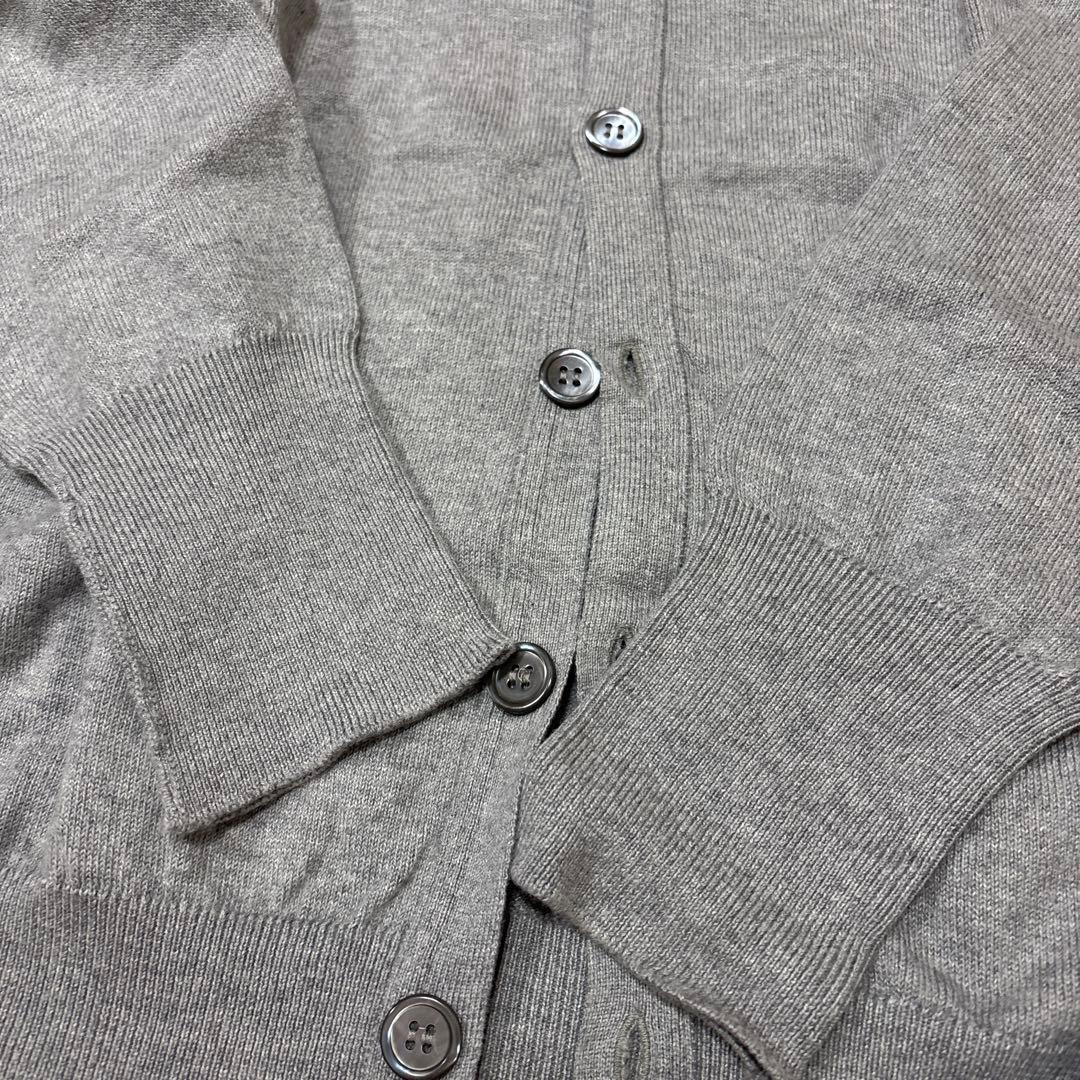 JOHN SMEDLEY グレー カーディガン サイズM〜L