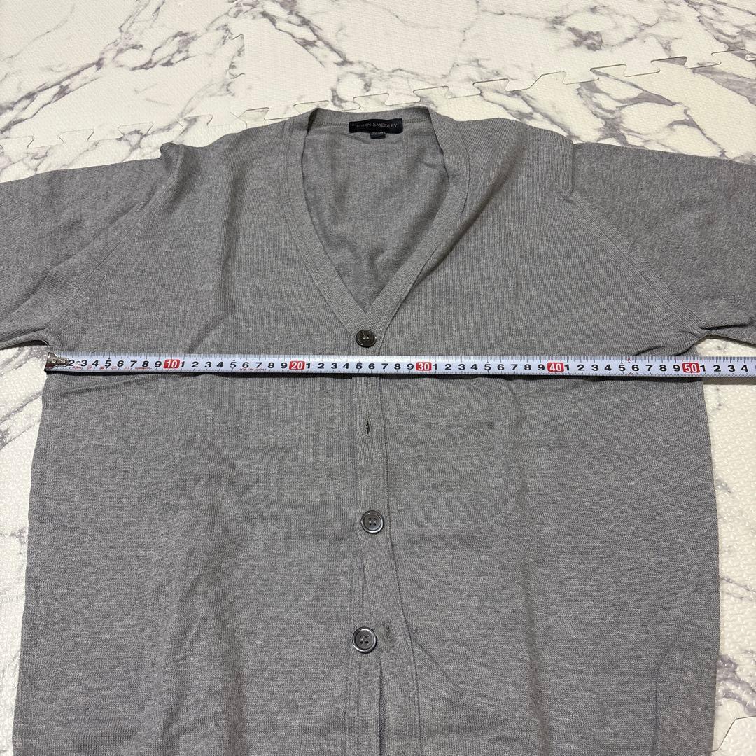 JOHN SMEDLEY グレー カーディガン サイズM〜L