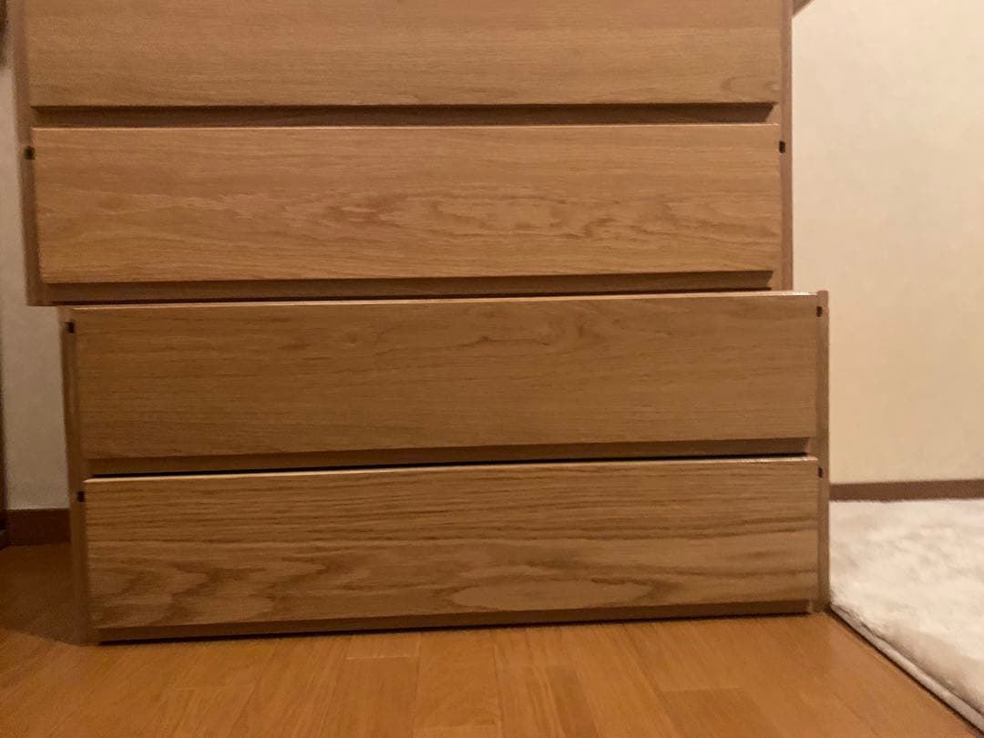 ③★無印★ユニットシェルフ★ ボックス★引き出し★オーク材★旧タイプ