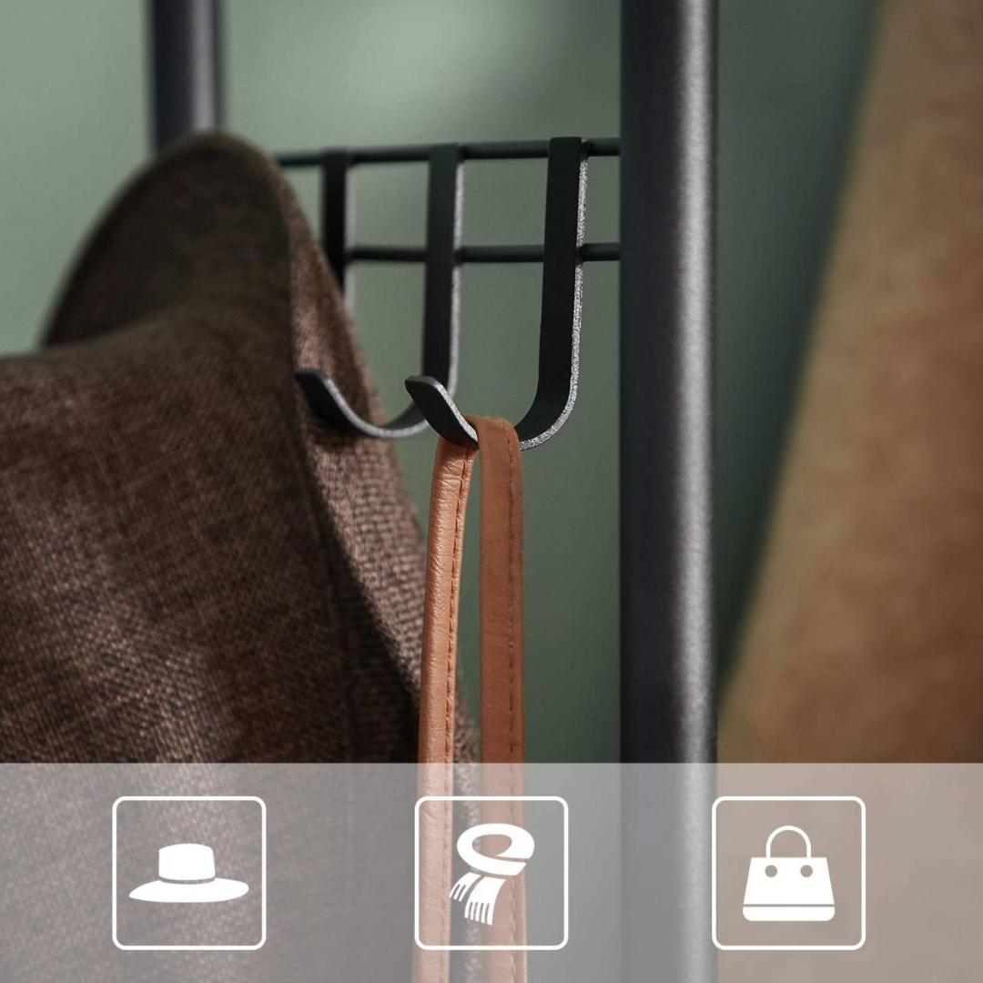 スリムデザイン ハンガーラック 頑丈 組み立て簡単