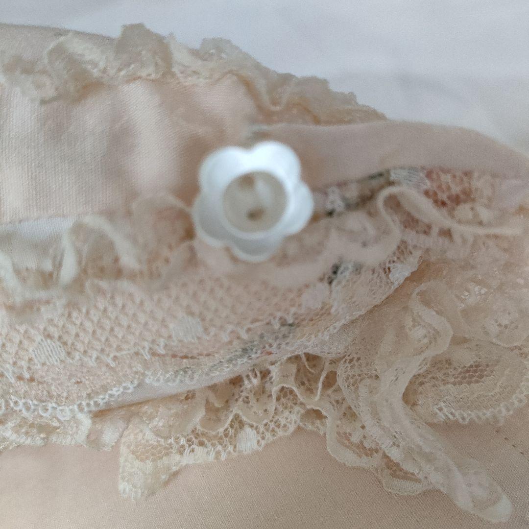 アキアカネ　花柄クッション　アンティーク