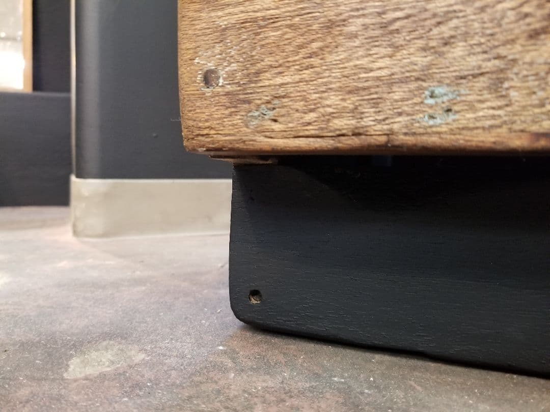 希少　1960's　ヴィンテージ　楡無垢　オープン　ラック　シェルフ　キャビネッ