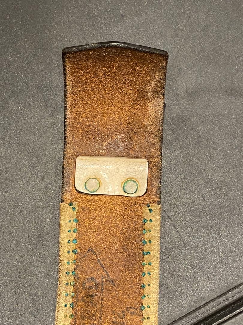 WOLF'S HEAD ウルフズヘッド　スタッズレザーブレス バングル 50mm