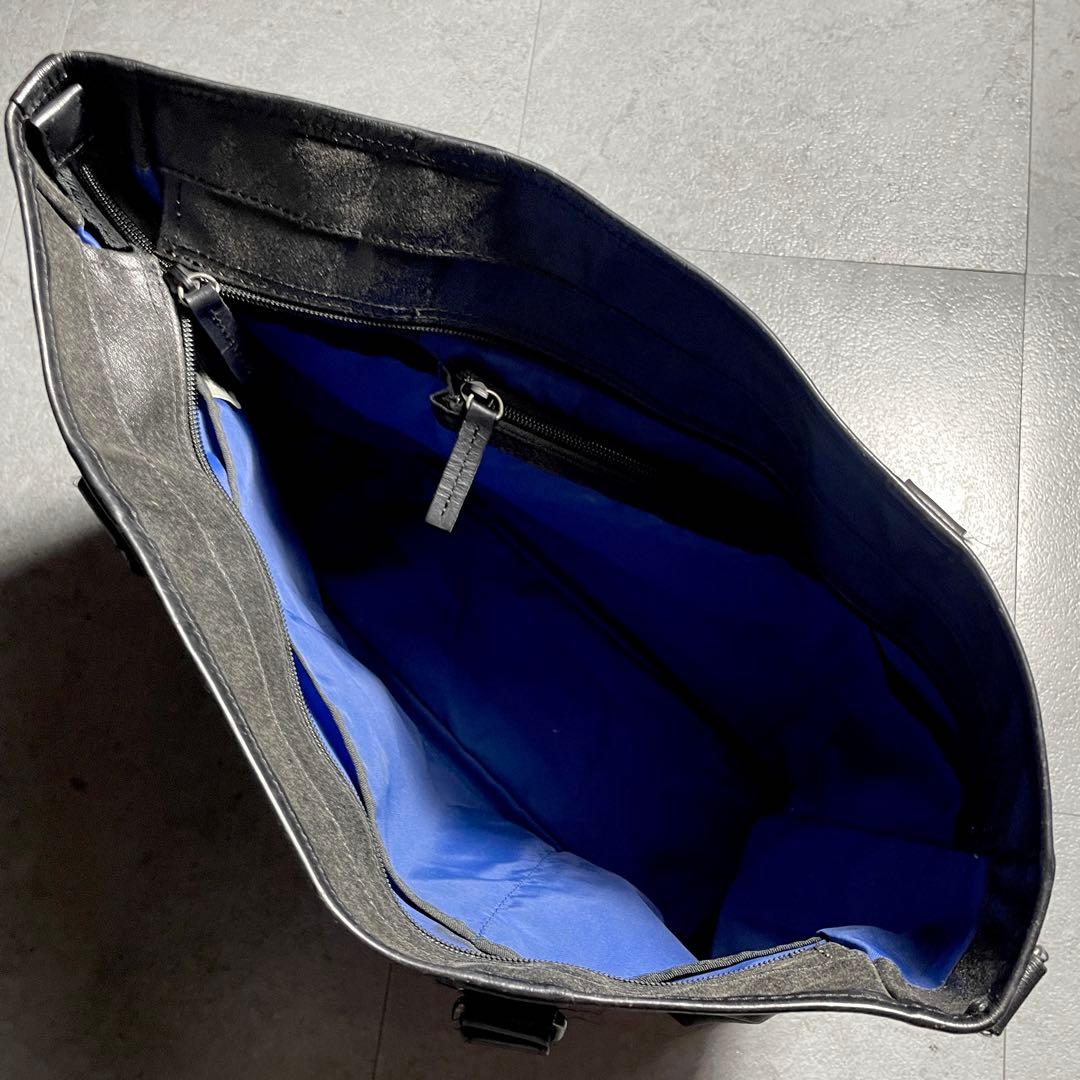 希少✨️ 森野帆布 トートバッグ 東急ハンズ限定デザイン ブラック×ブルー