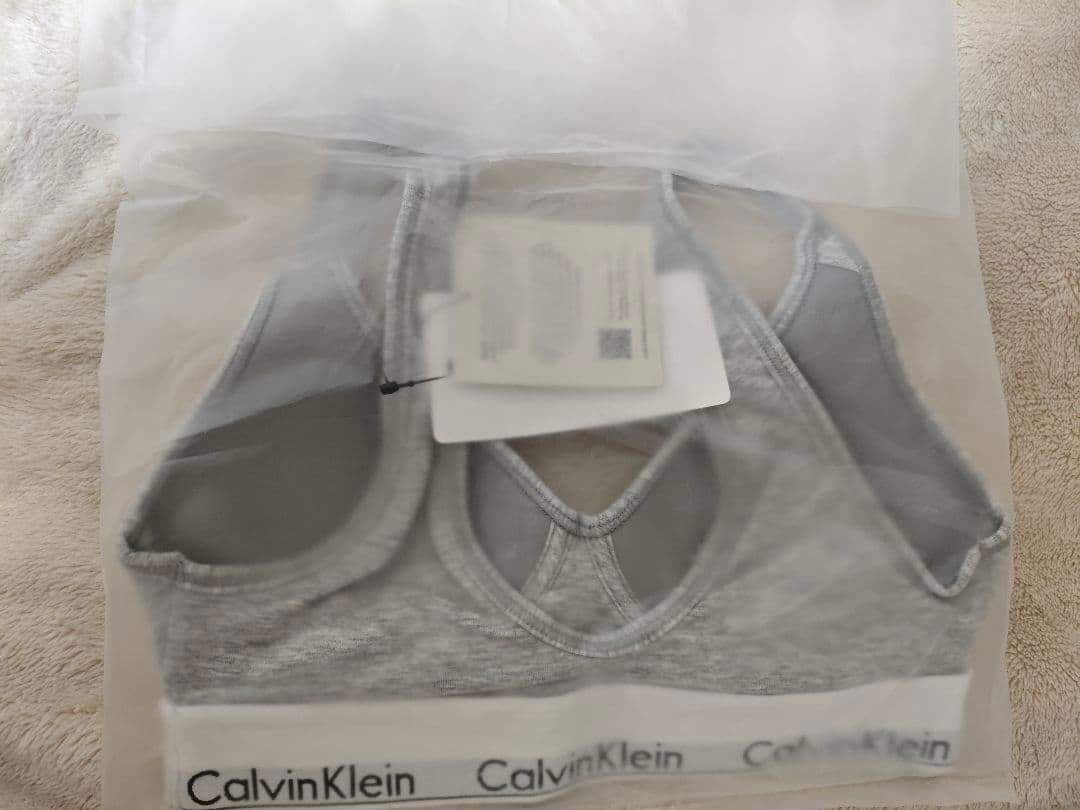   グレー ブラジャー・ショーツセット XS