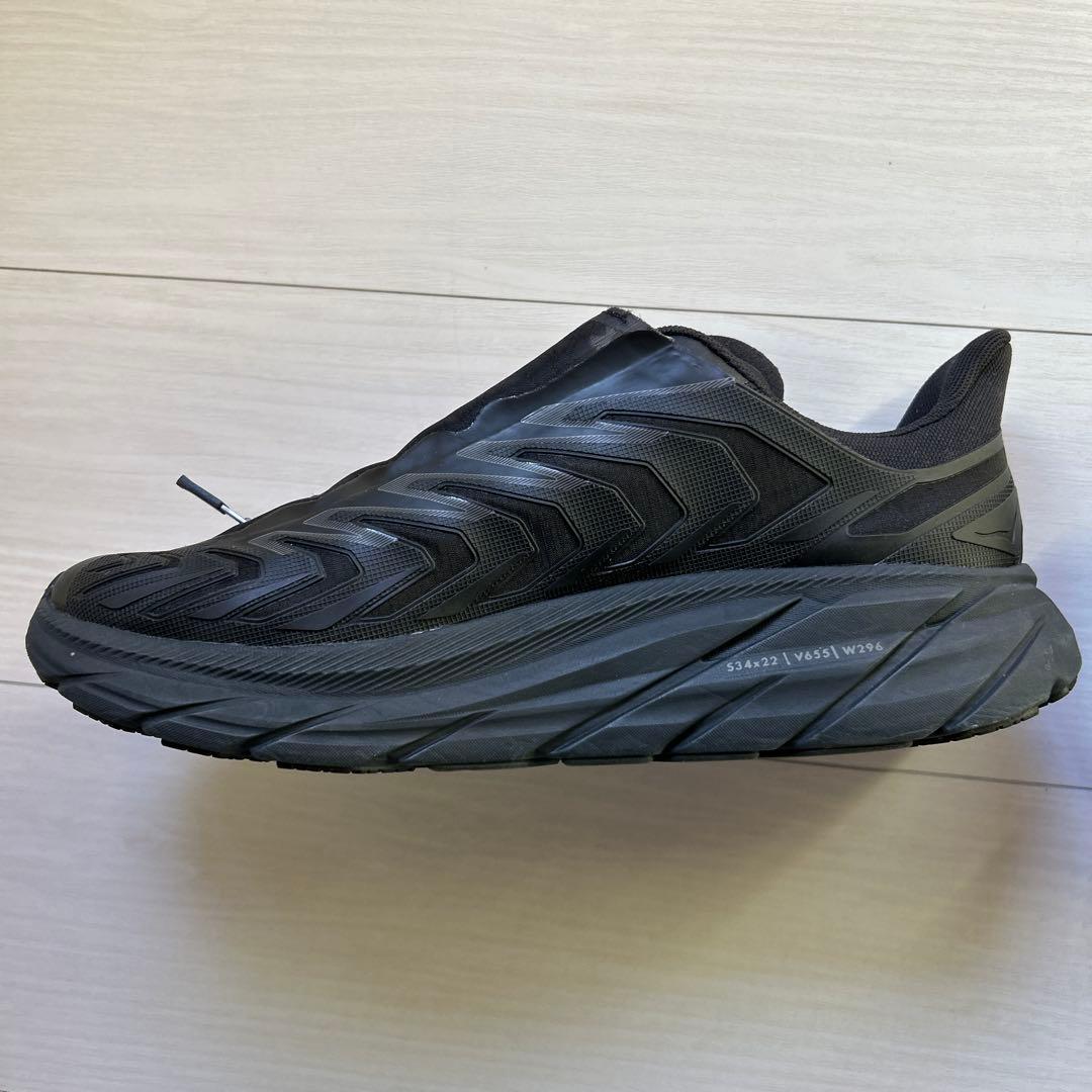【美品】ホカオネオネ プロジェクト クリフトン ブラック 27.5