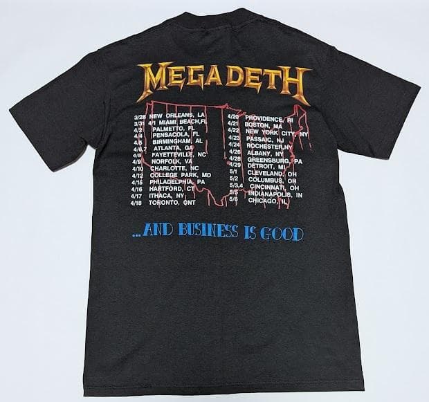小*平様 メガデス　Tシャツ 80's 　ヴィンテージ　未使用品　MEGADET