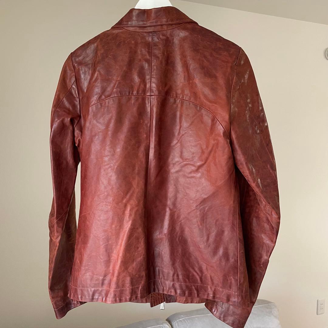 未使用級 10sei0otto ホースレザー ジャケット 44 イタリア製 馬革