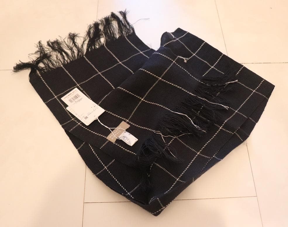 MARGARETHOWELLマーガレットハウエル新品麻マフラー英国製41800円