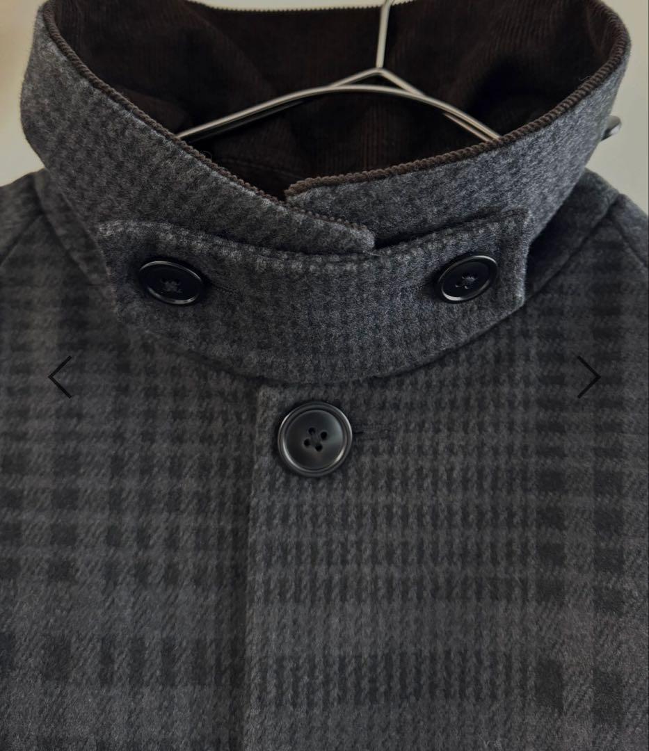 ニコアンド　ウーリーテックステンロングコート　Mサイズ