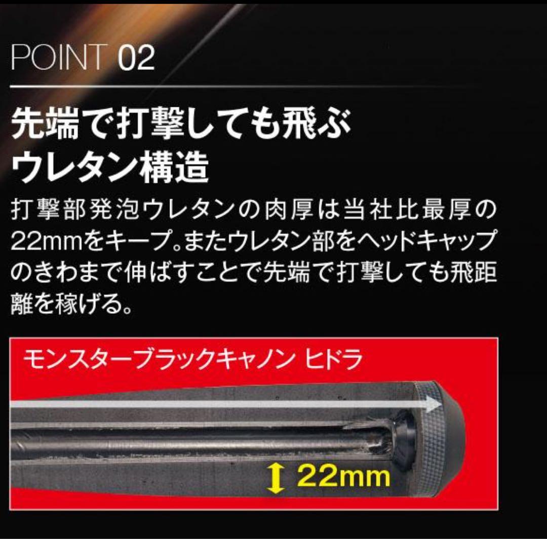 ZETT　ゼット　モンスターブラックキャノン ヒドラ　一般軟式用【新品未開封】