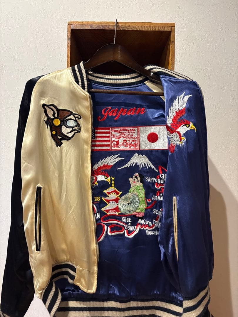 【ゆう/SOLD】ダルチザン/スカジャン/豚舞妓×FLYING PIG