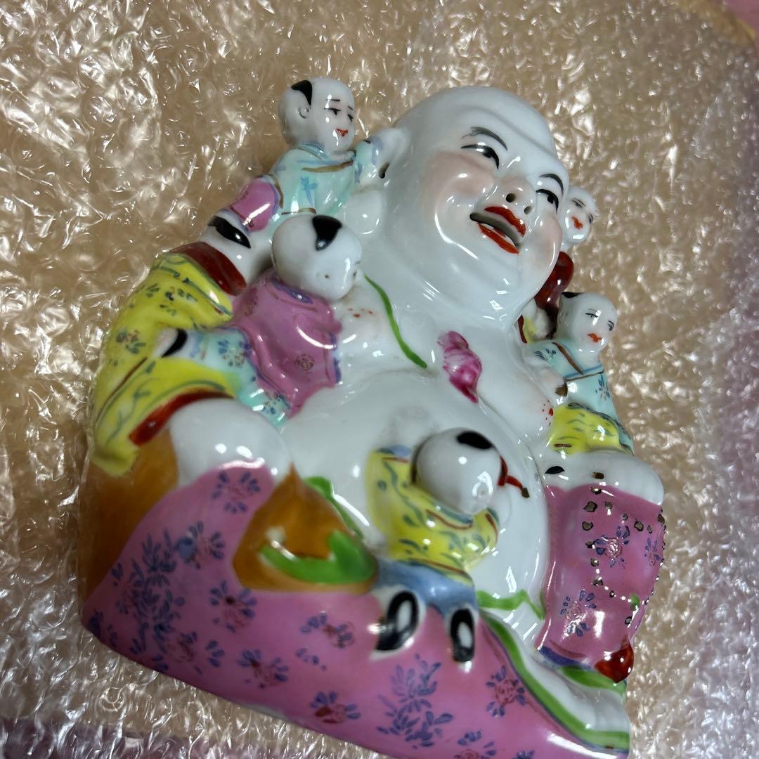 ⭐︎中国美術 陶器人形　五福童子