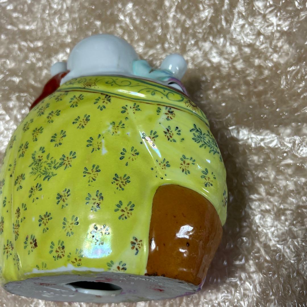 ⭐︎中国美術 陶器人形　五福童子