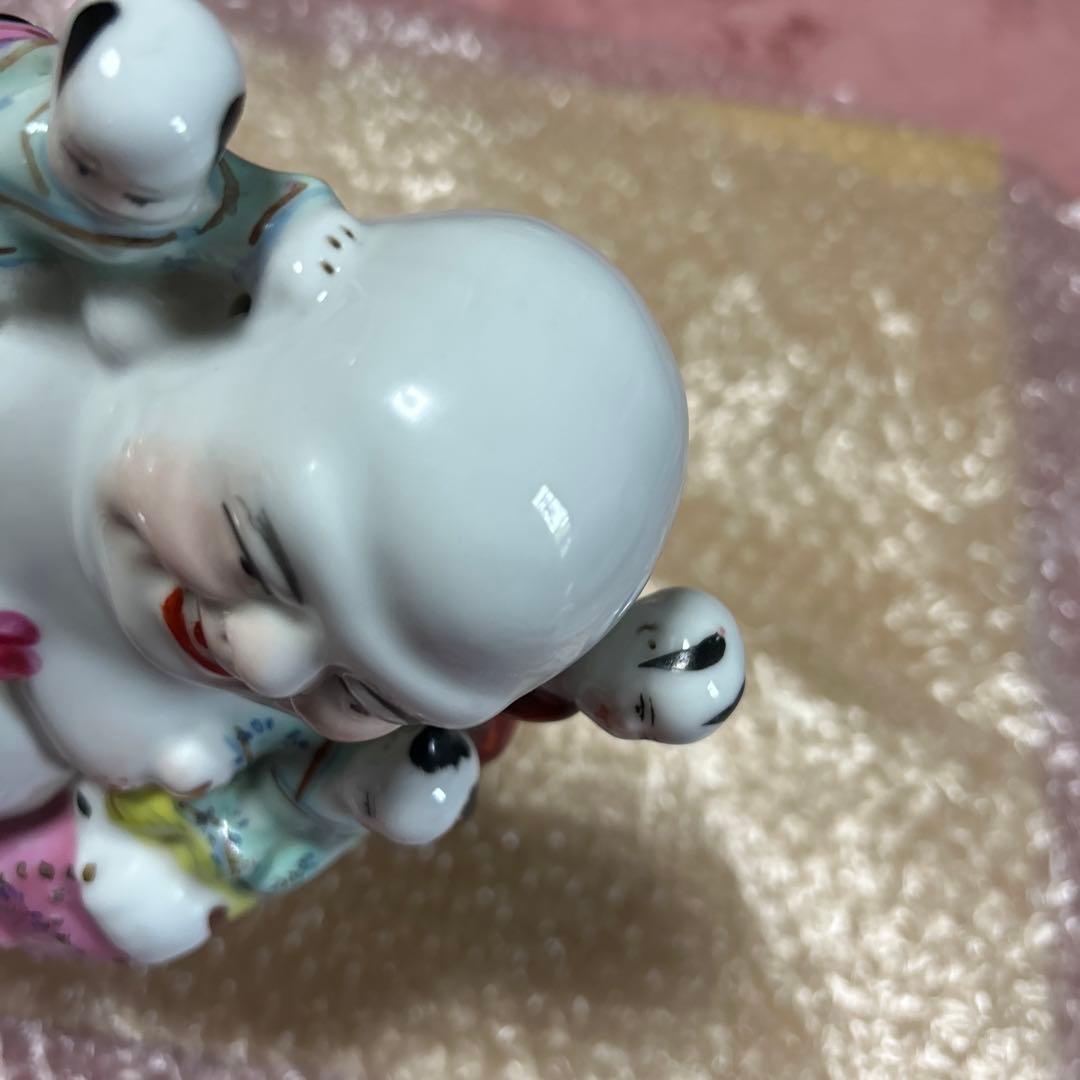 ⭐︎中国美術 陶器人形　五福童子