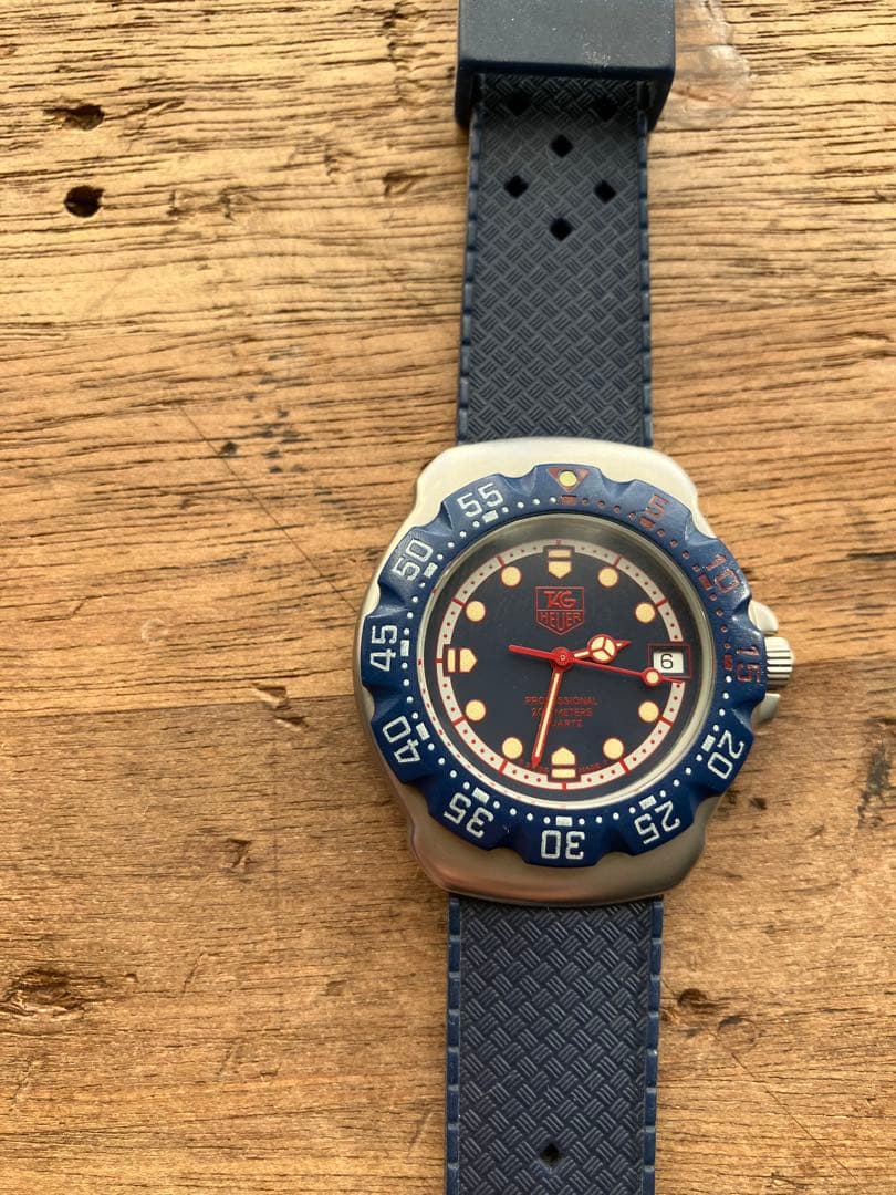 美品 TAG Heuer タグホイヤー 初代 Formula 1 ネイビー