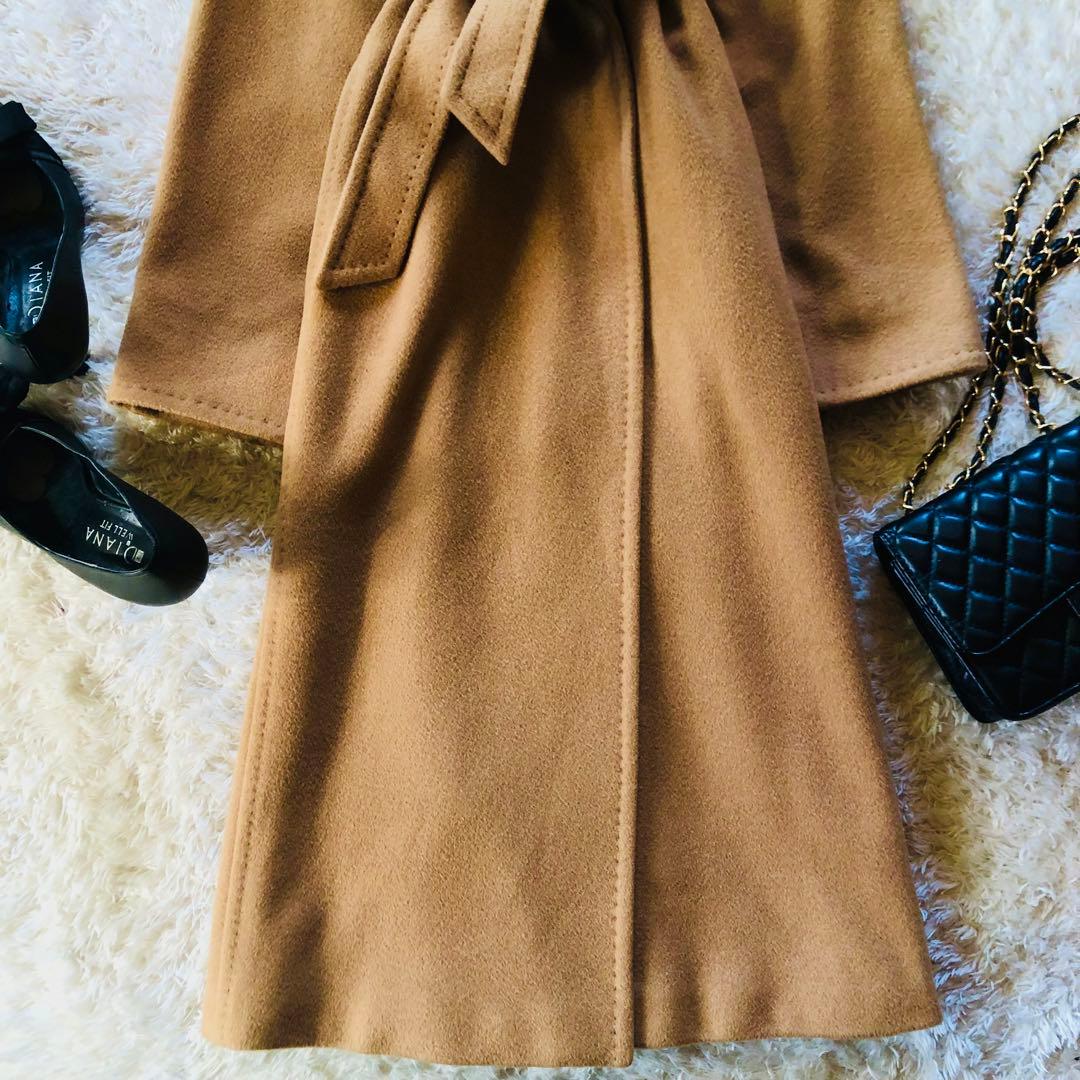 現行モデル✨美品 マックスマーラ マニュエラコート キャメル100% 女優襟 M