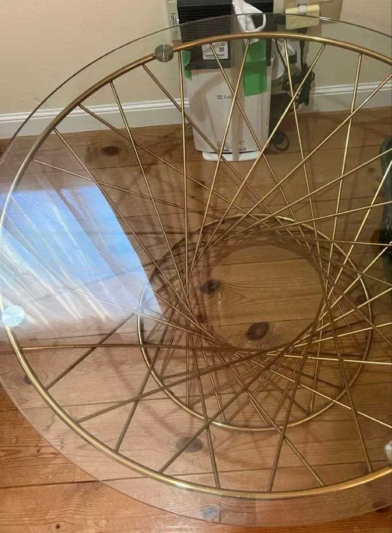 Francfranc ローテーブル BK 80cm