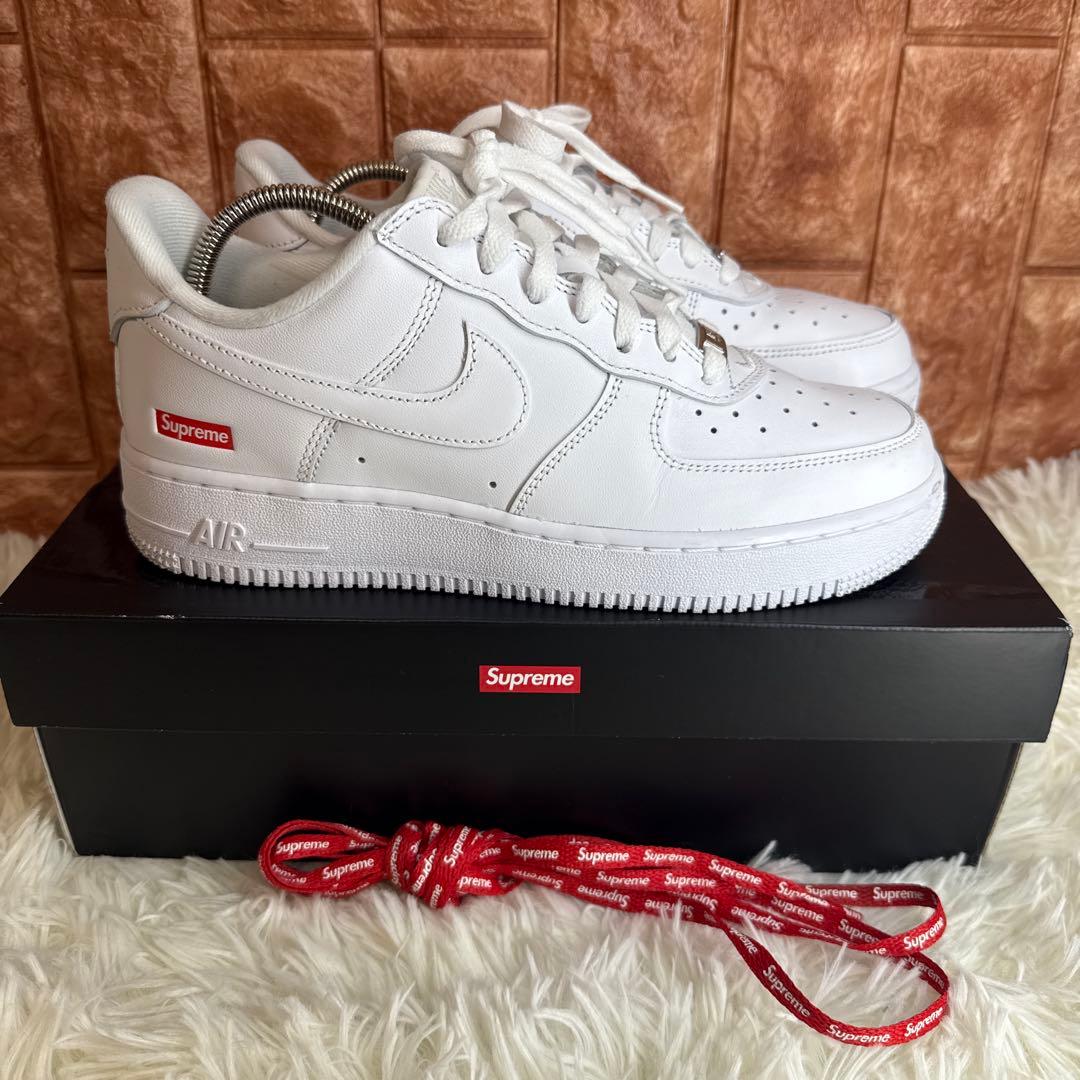 Nike Air Force 1 Supreme ホワイト シュプリーム 25