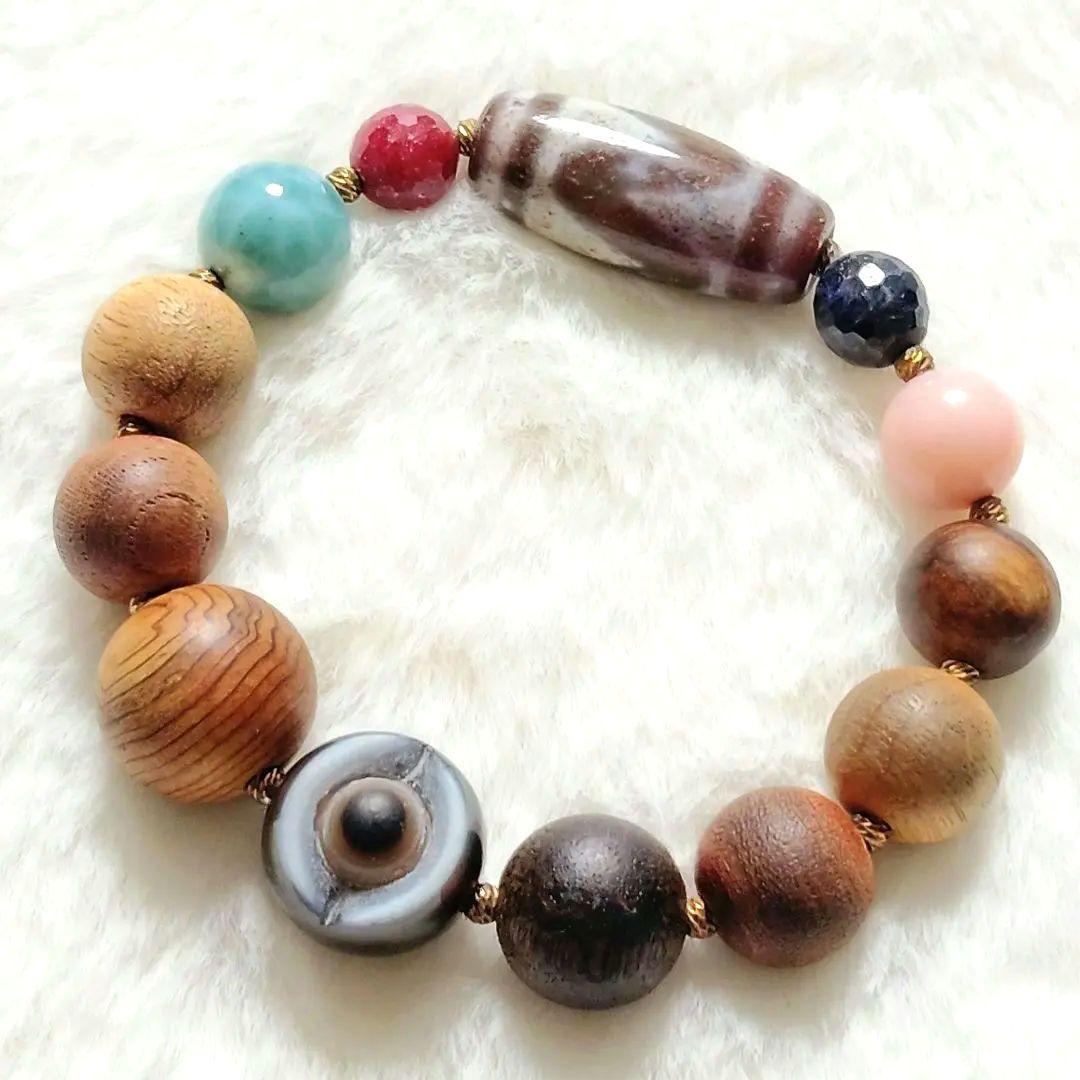 【護法童子】香木+タケミカヅチ　呪術『憑きノ富』※タリカム様制作品六重赤紐頑強版