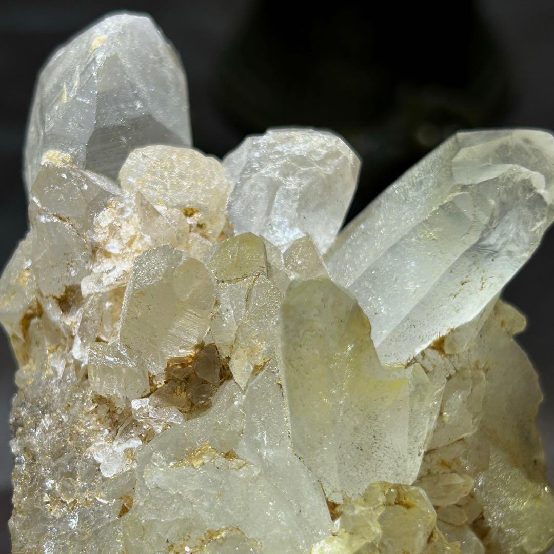 ☆別格高級品！ゴールデン　マニカラン　水晶　原石　クラスター　福徳弁天秘宝⑧