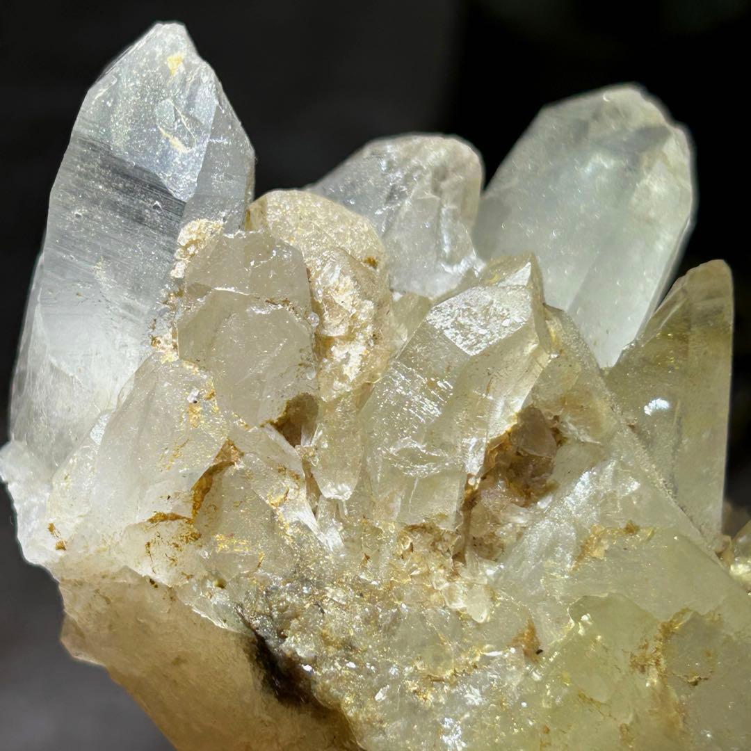 ☆別格高級品！ゴールデン　マニカラン　水晶　原石　クラスター　福徳弁天秘宝⑧