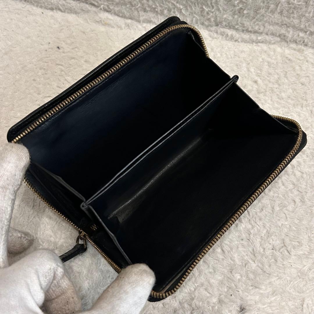 美品✨アンダーカバー×ポーター 2つ折り財布 レザー ロゴ 小銭入れ 黒 コラボ