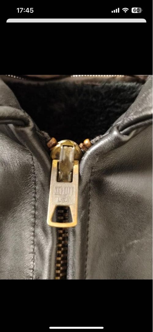 【裏ボア付き】SCHOTT 革ジャン 38 AT101