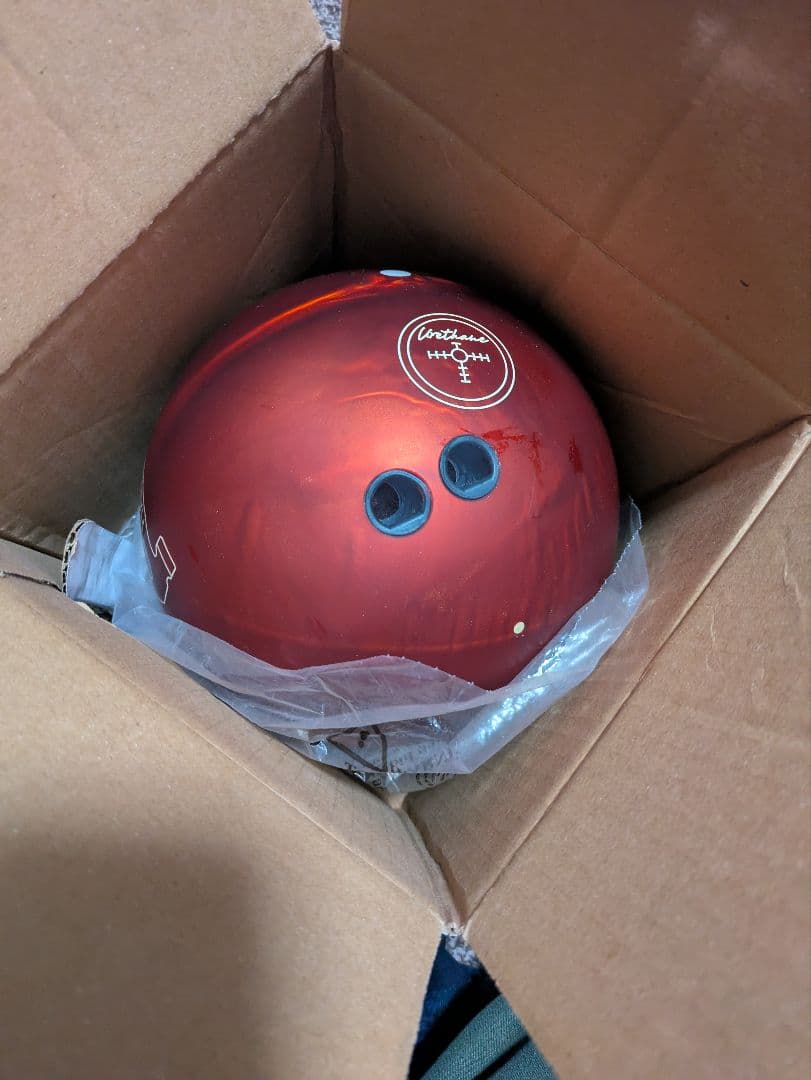レア★美品〜Red Pearl Urethane ボウリングボール