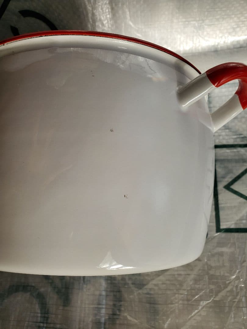 アメリカンカントリー　ホーロー　Twice　両手鍋