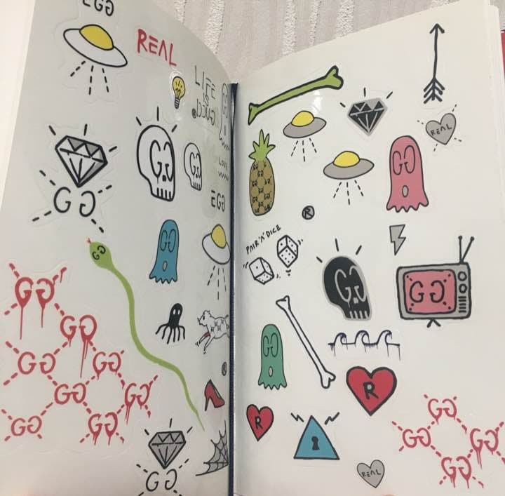 希少♡新品♡未使用♡ グッチ ノート ステッカー シール グッチゴースト