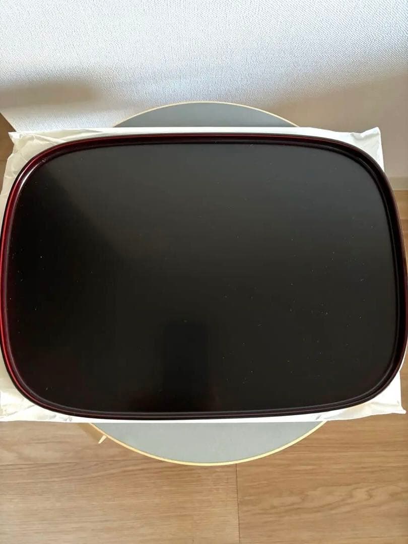 未使用　輪島塗　トレイ　おぼん　輪島漆器　天然木　漆芸　輪島塗り