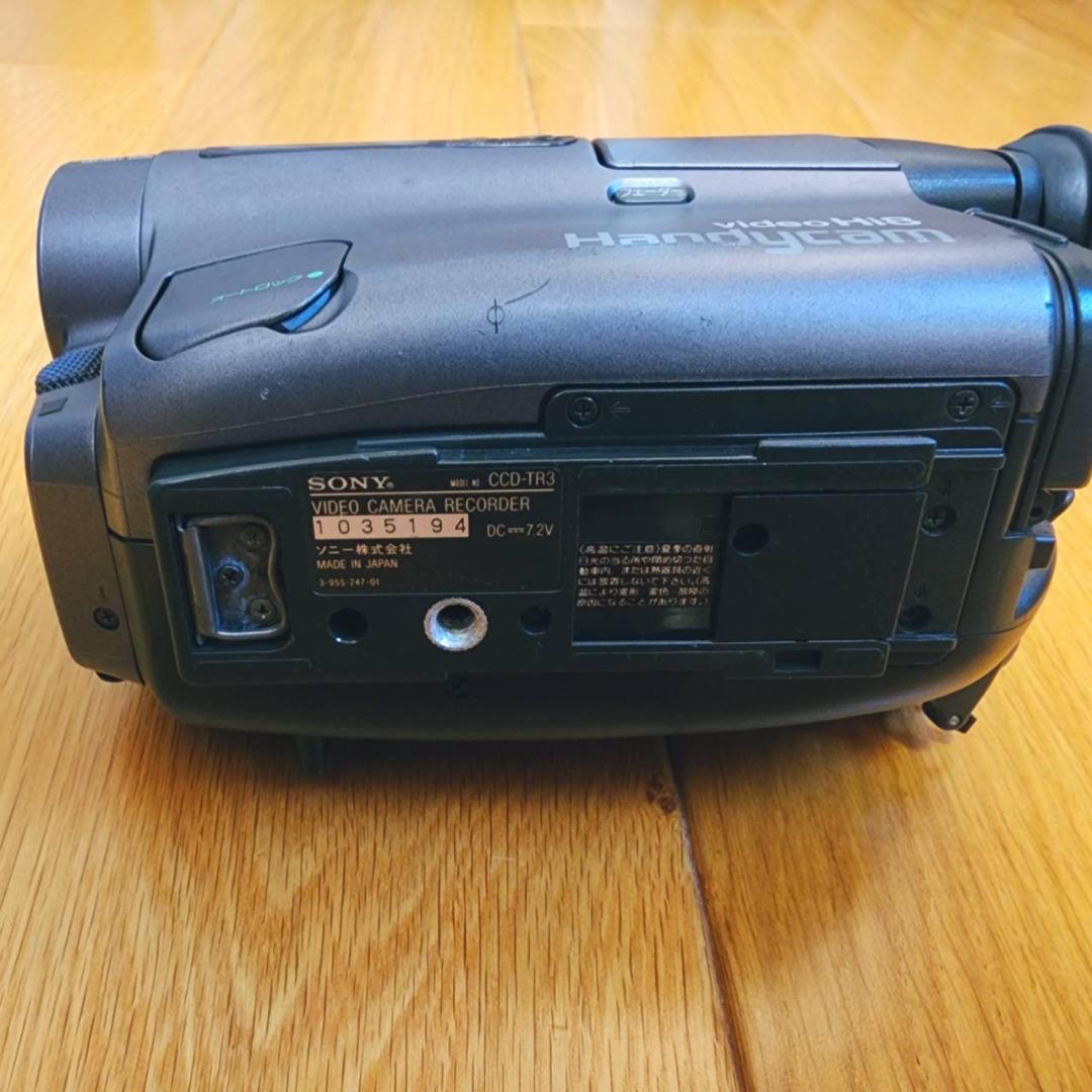 【動作確認済】高画質 Hi8 8ミリ ビデオカメラ SONY ACアダプタセット